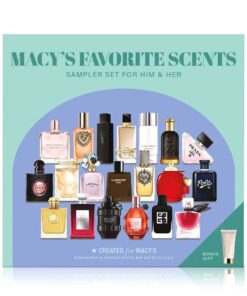 21 - Pc. Macy's Favorite Scents Sampler Set For Him & Her